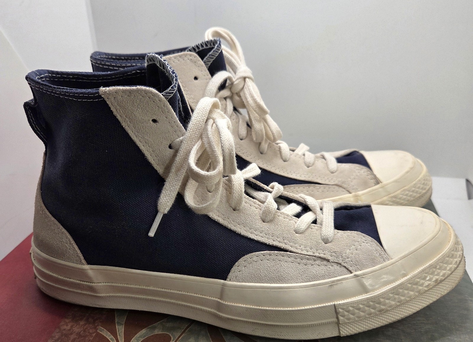Converse Chuck 70 High Final Club Obsidian Egret Sneakers Womens 9.5 (Mens 7.5)